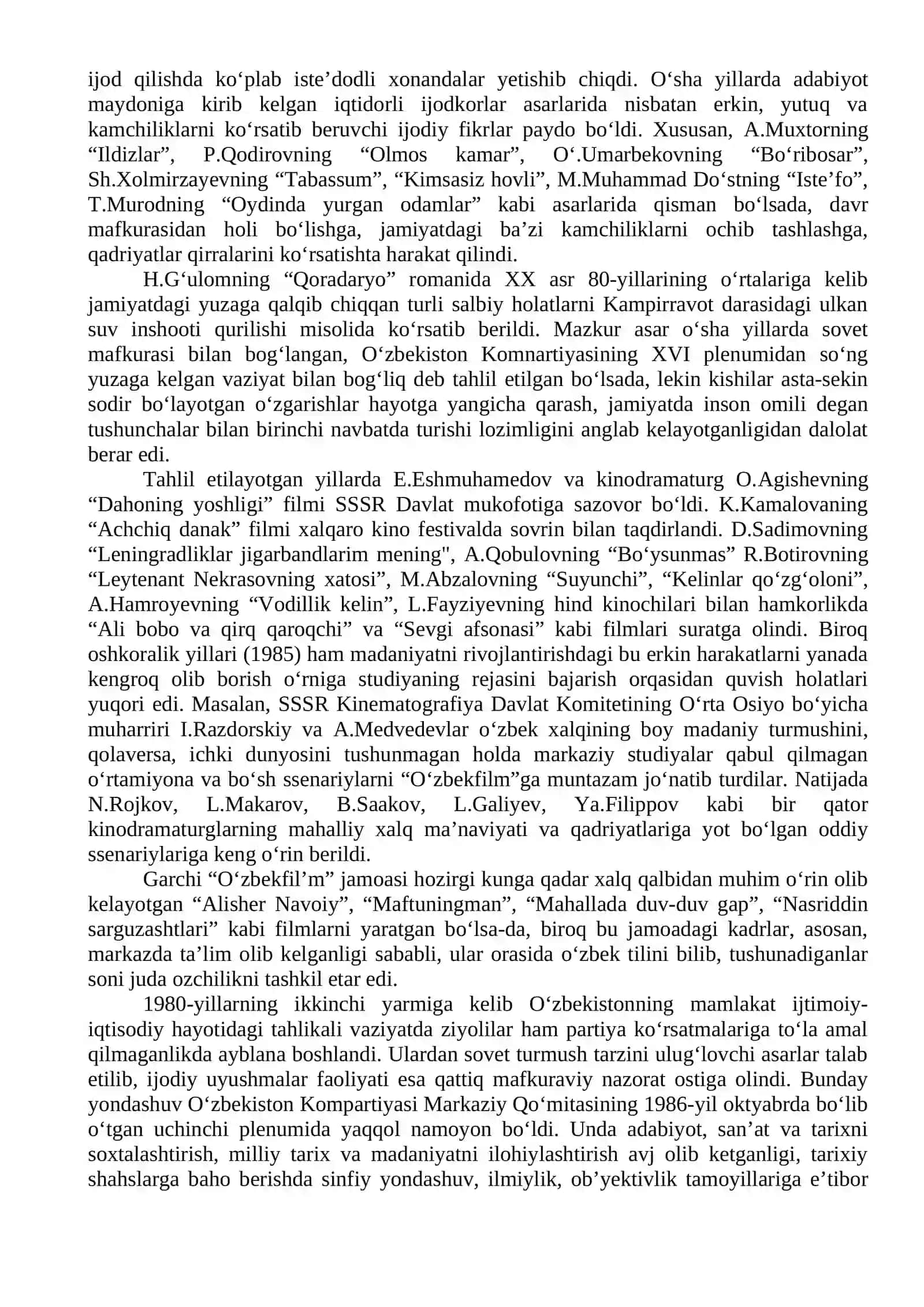 MUSTAQILLIKKA ERISHISH ARAFASIDA OʻZBEKISTONDAGI IJTIMOIY-SIYOSIY JARAYONLAR AJRATILGAN SOAT-2 4