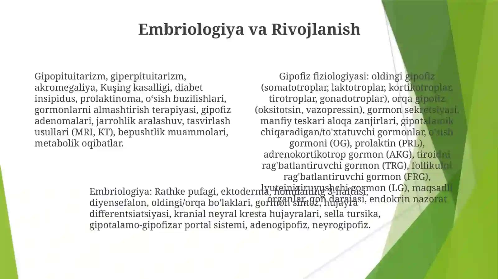 Gipofiz bezi fiziologiyasi 4
