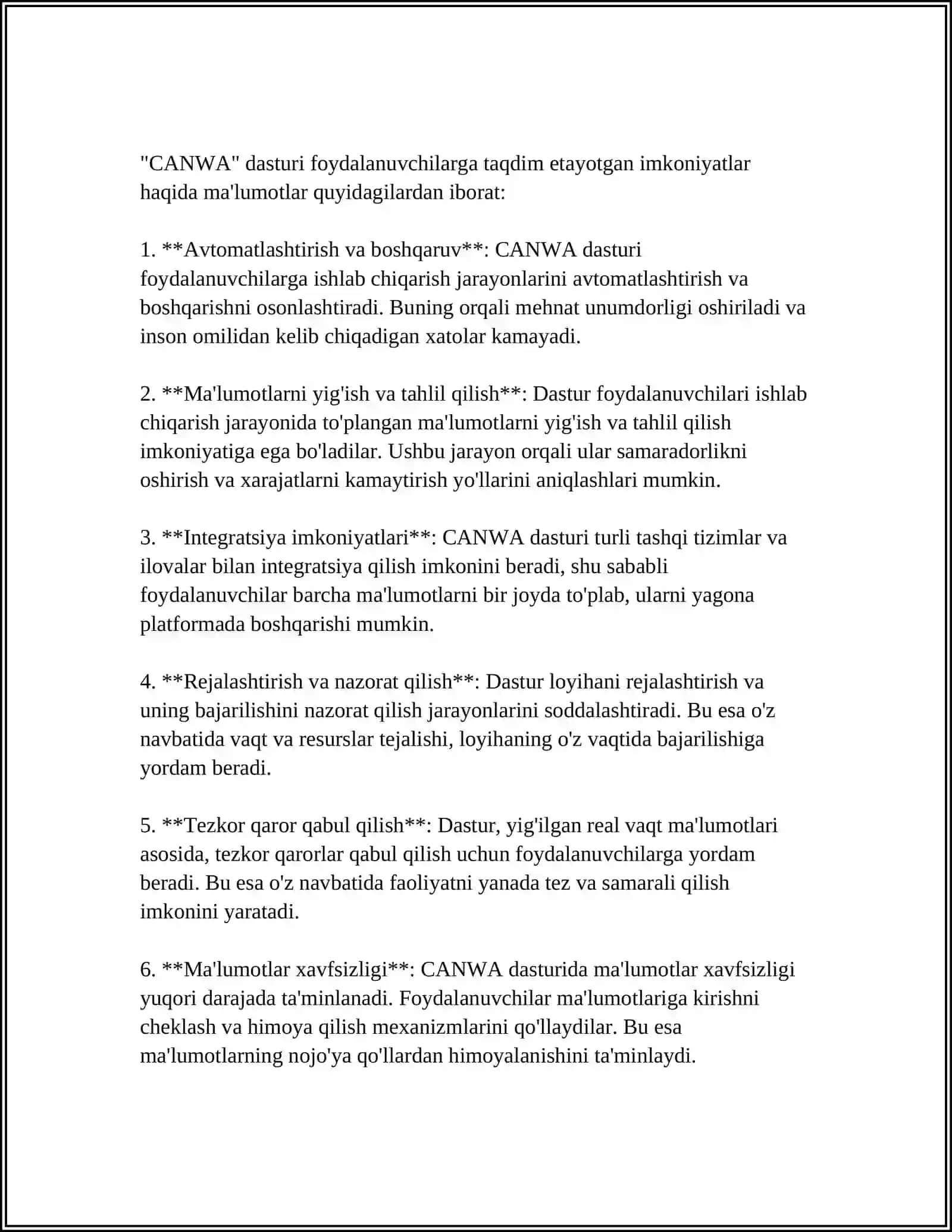 CANWA Dasturi va Unda Prezentatsiyalar Yaratish 4