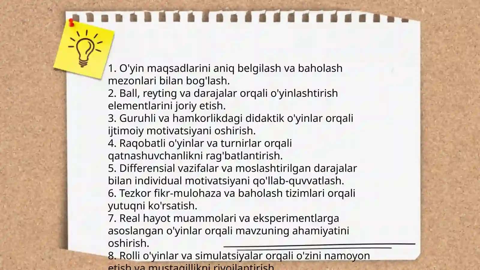 Bioligiya darslarida didaktik o'yin texnologiyalarining nazariy asoslari 4