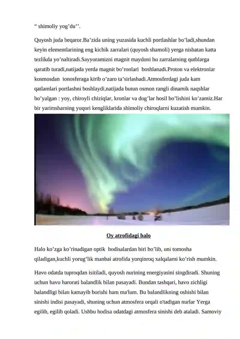 “Tabiatdagi optik hodisalar” 4