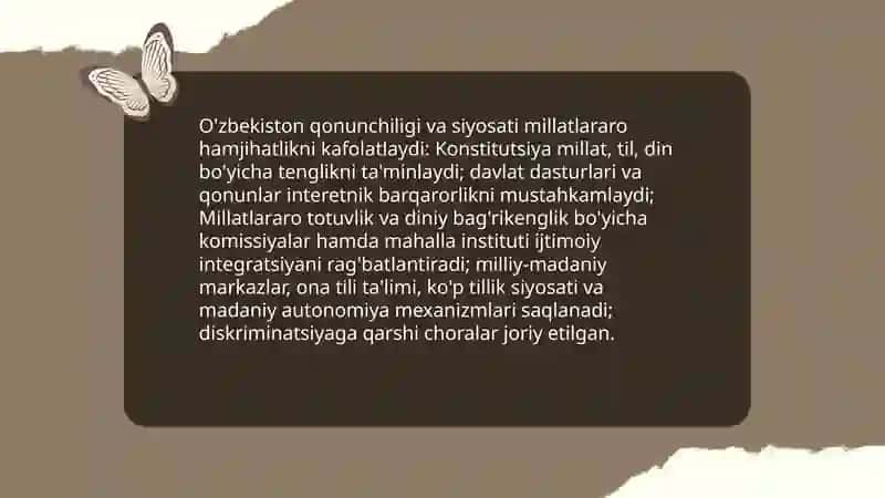 Millatlar aro hamjihatlikning nazariy va tarixiy jihatlari 4