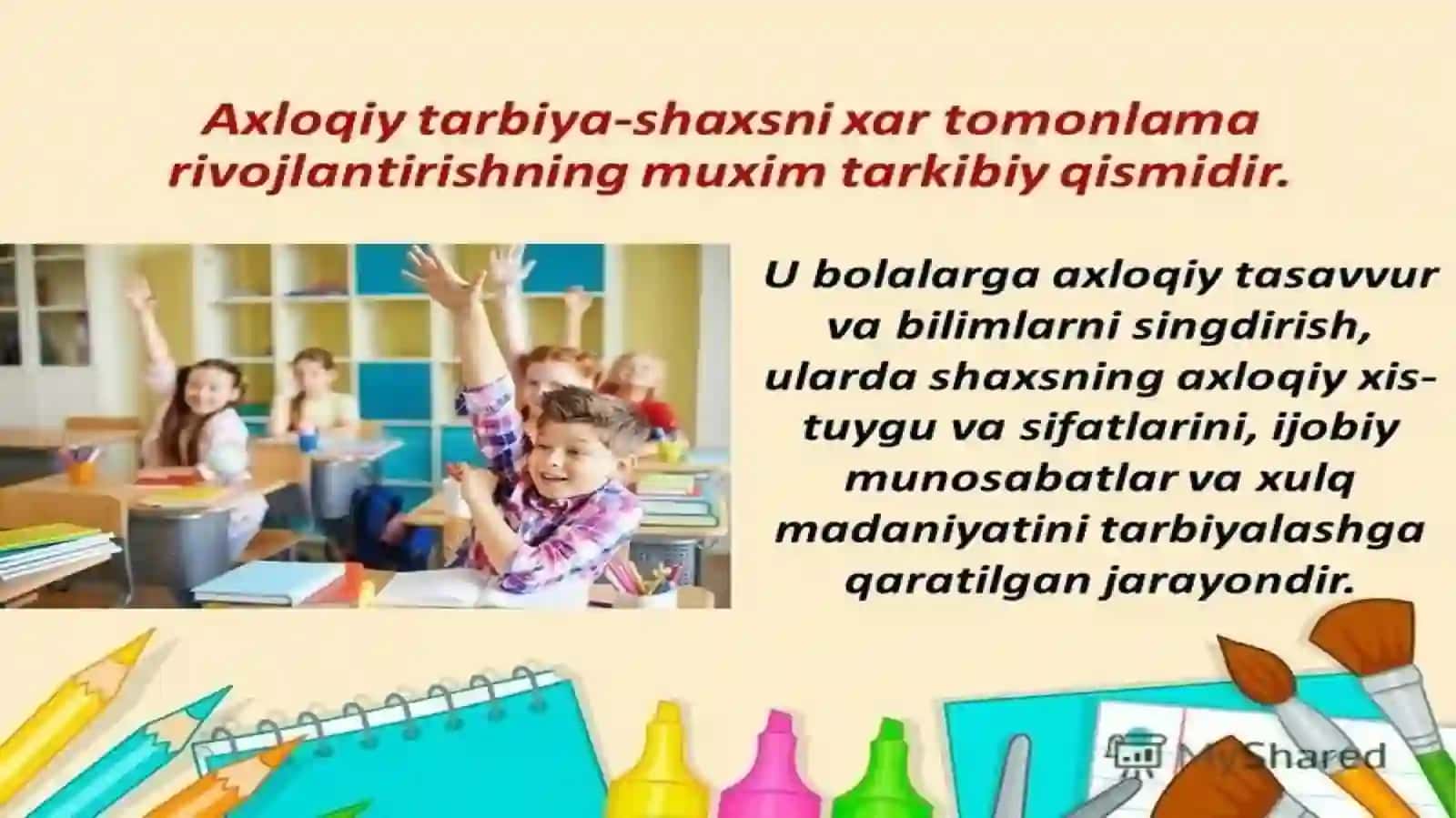 Axloqiy tarbiya Estetik tarbiya 4