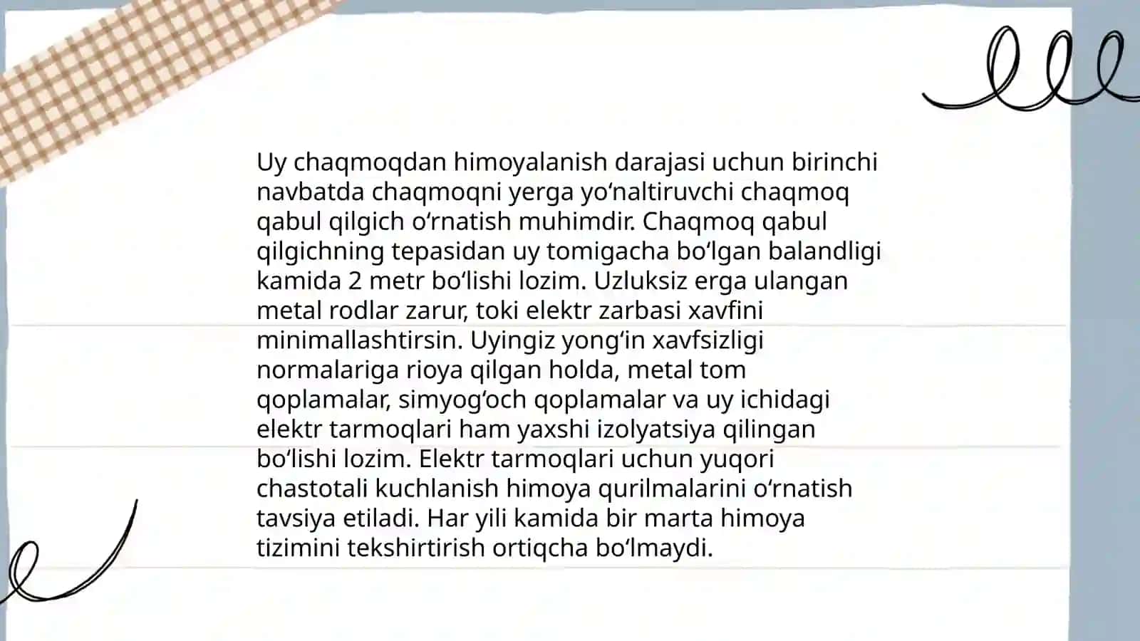 Chaqmoqdan himoya qilish tizimlari 4