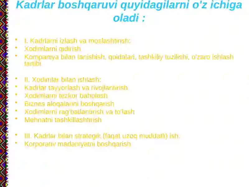 Xodimlarni boshqarish 4