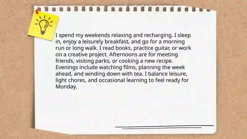 My favorite leisure activity 4