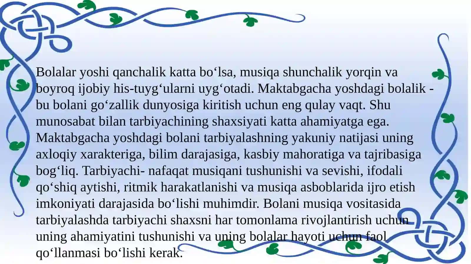 MTTing bolalarga musiqiy ta’lim berishda tarbiyachinig faoliyati 4