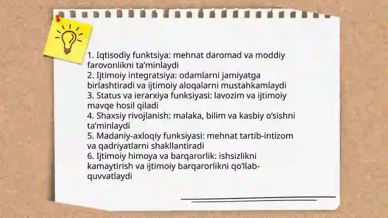 Mehnatning ijtimoiy mohiyati va asosiy harakteriskalari 4