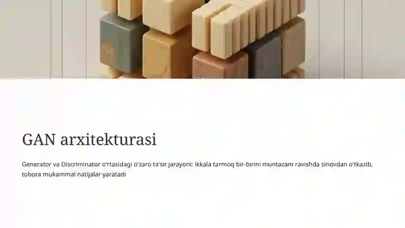 GAN yordamida sunʼiy rasmlar generatsiya qilish 4