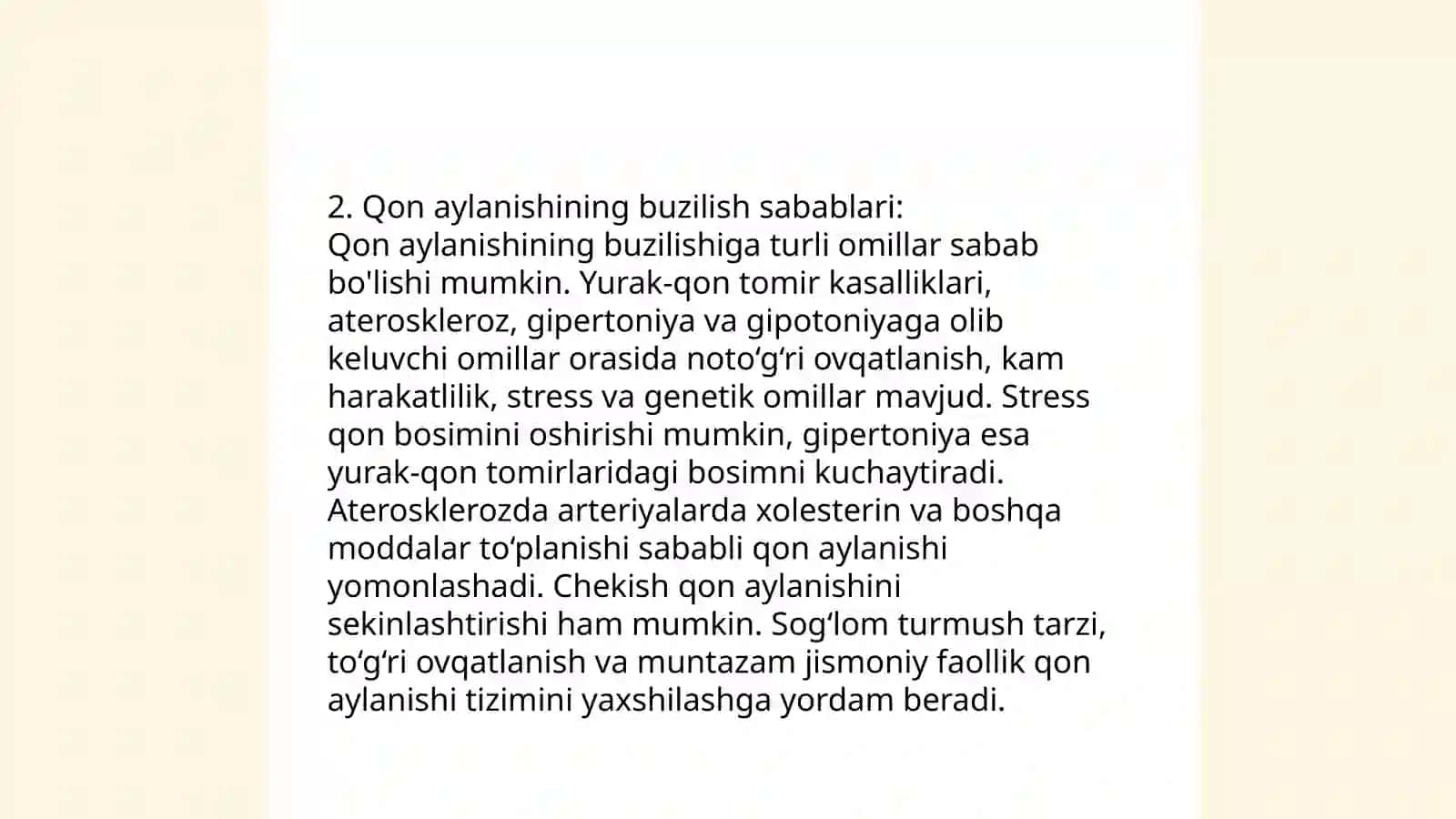 Oyoq qoʻllarda qon aylanishining buzilishi sindiromi 4