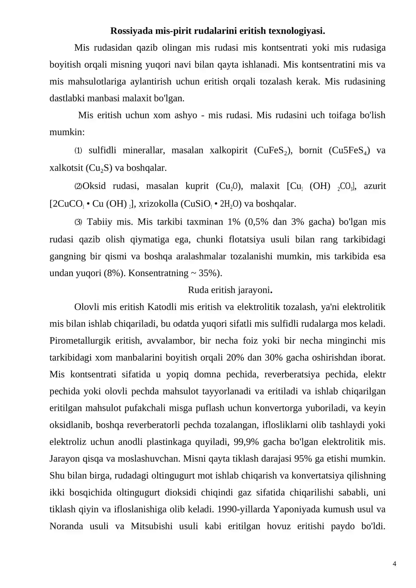 Mis va mis-pirit rudalarini boyitish rudalarini boyitish texnologiyasi 4