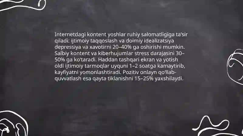 Yoshlarning internetdagi faolligi va uning ijtimoiy oqibatlari 4
