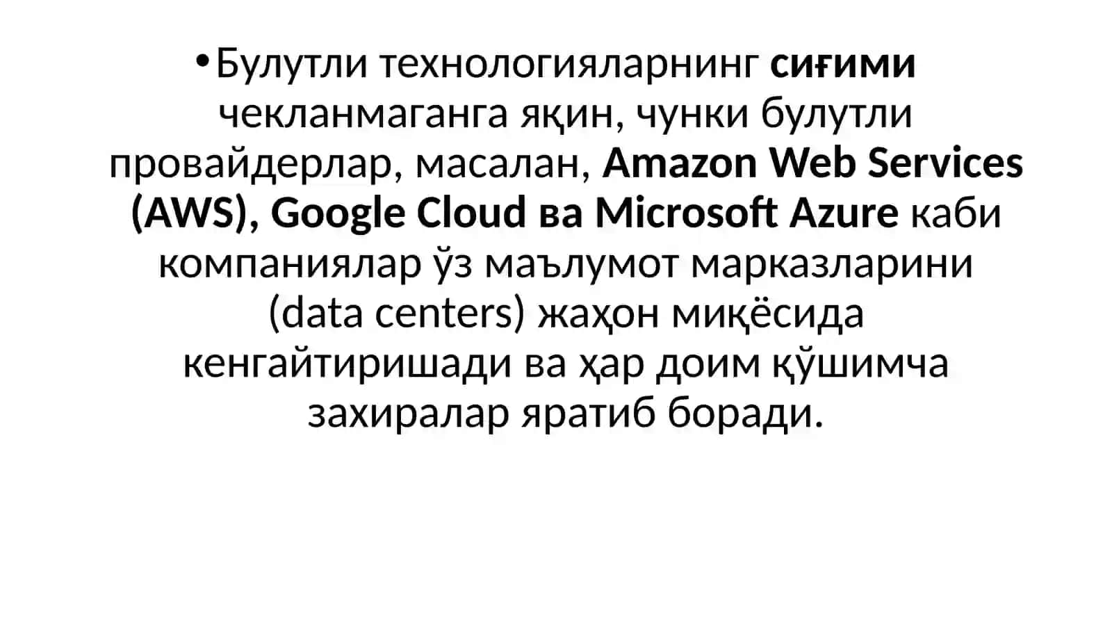 Katta Ma’lumotlar (Big Data) 4