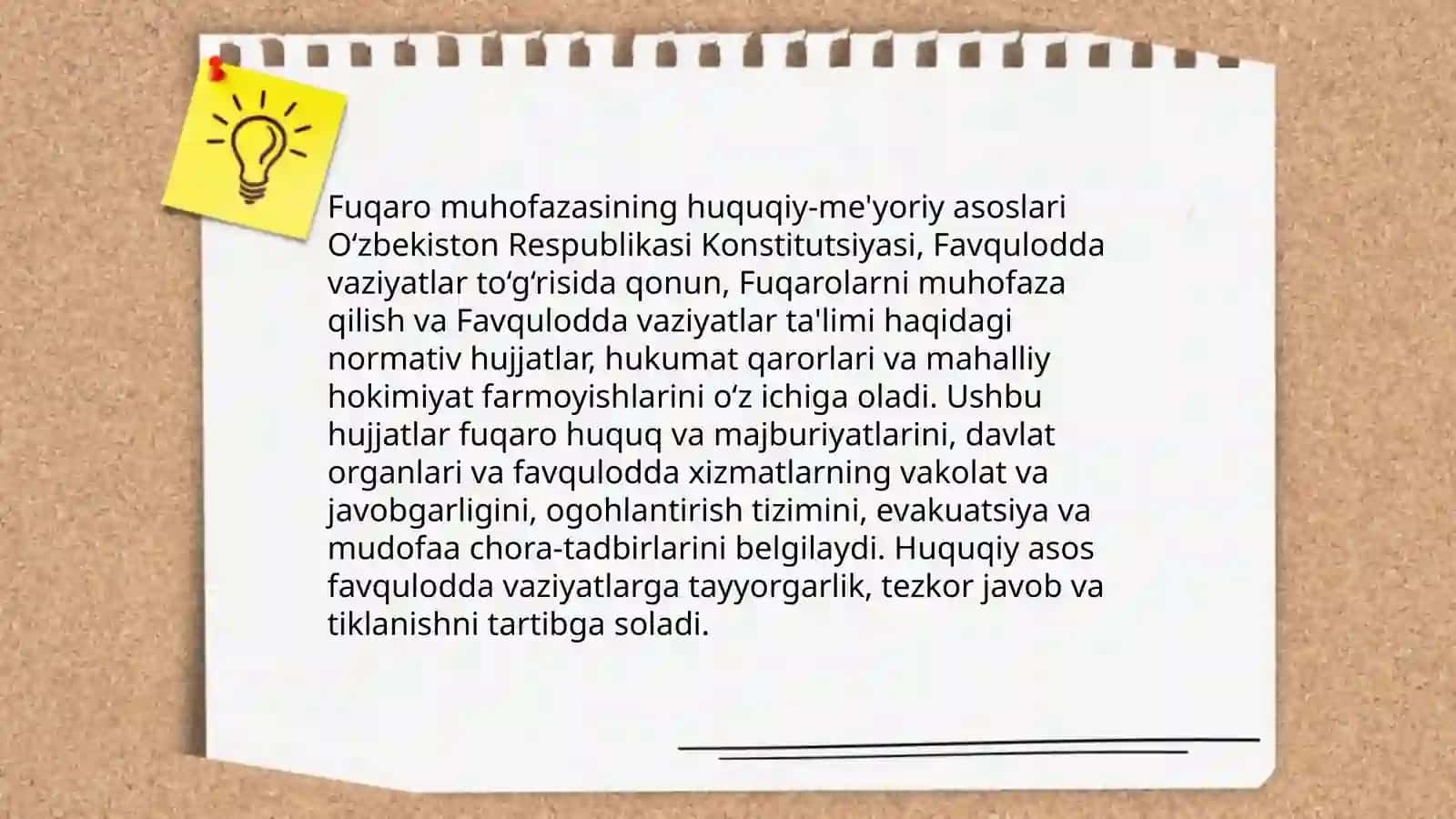 Favqulodda vaziyatlarda fuqaro muhofazasining vazifalari 4