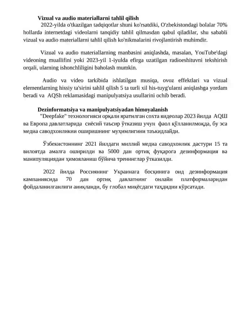 Media savodxonlikni rivojlantirish yõllari 4