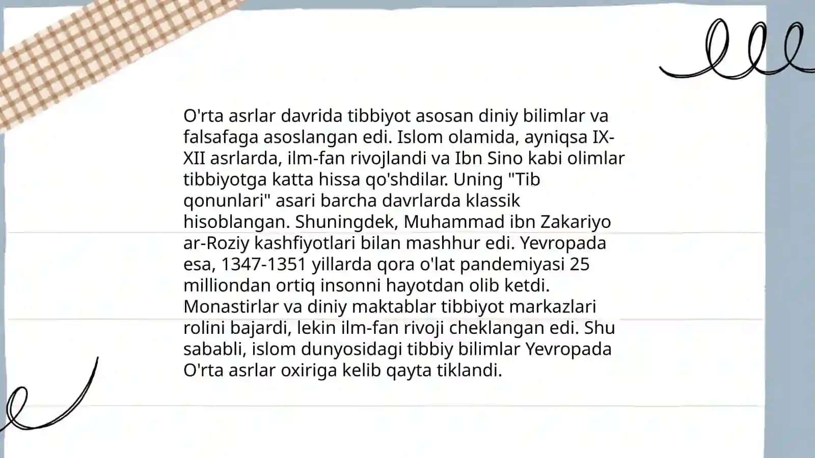 Xirurgiya fanini rivojlanish tarixi 4
