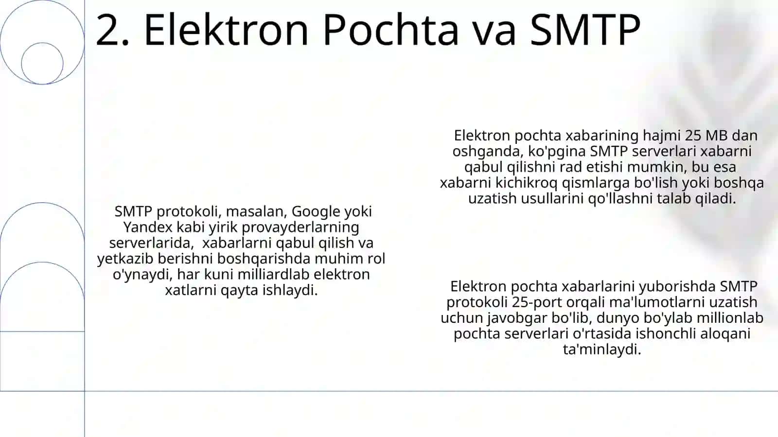Internet texnalogiyalari asoslari 4