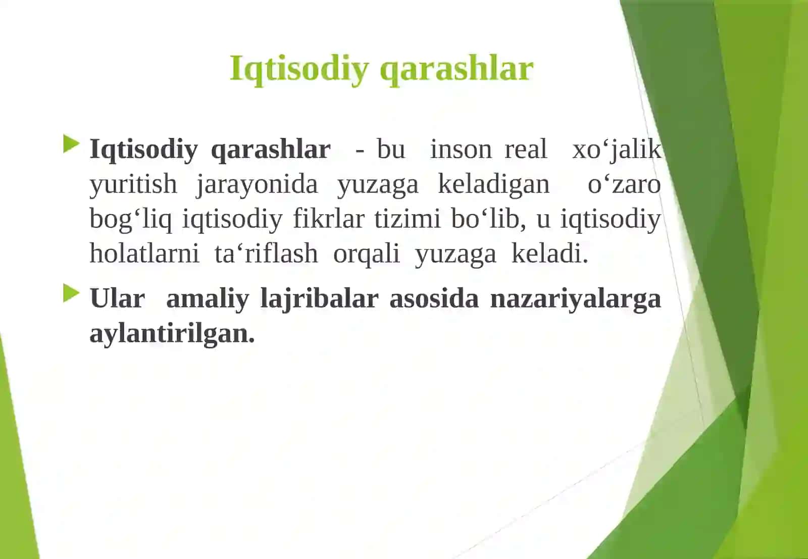Iqtisodiy ta’limotlar tarixi fanining predmeti va o‘rganish usuli 4