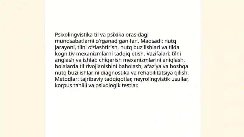 Tilshunoslikning yondosh yo'nalishlari 4