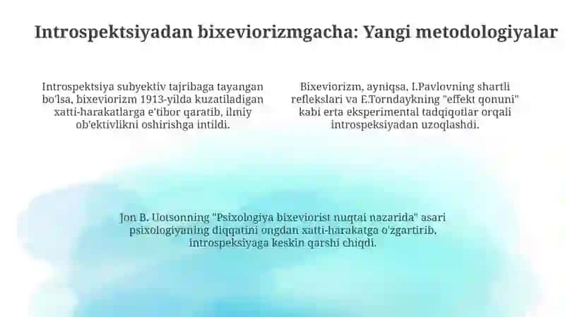 Psixologiya Fanining Predmeti Haqida Tasavvurlar Taraqqiyotining Asosiy Bosqichlari 4
