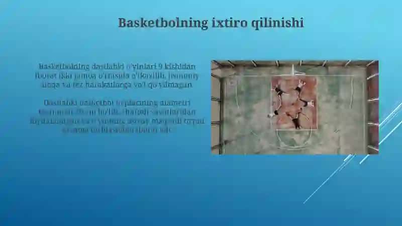 Basketbol o’yining kelib chiqishi va rivojlanish tarixi 4