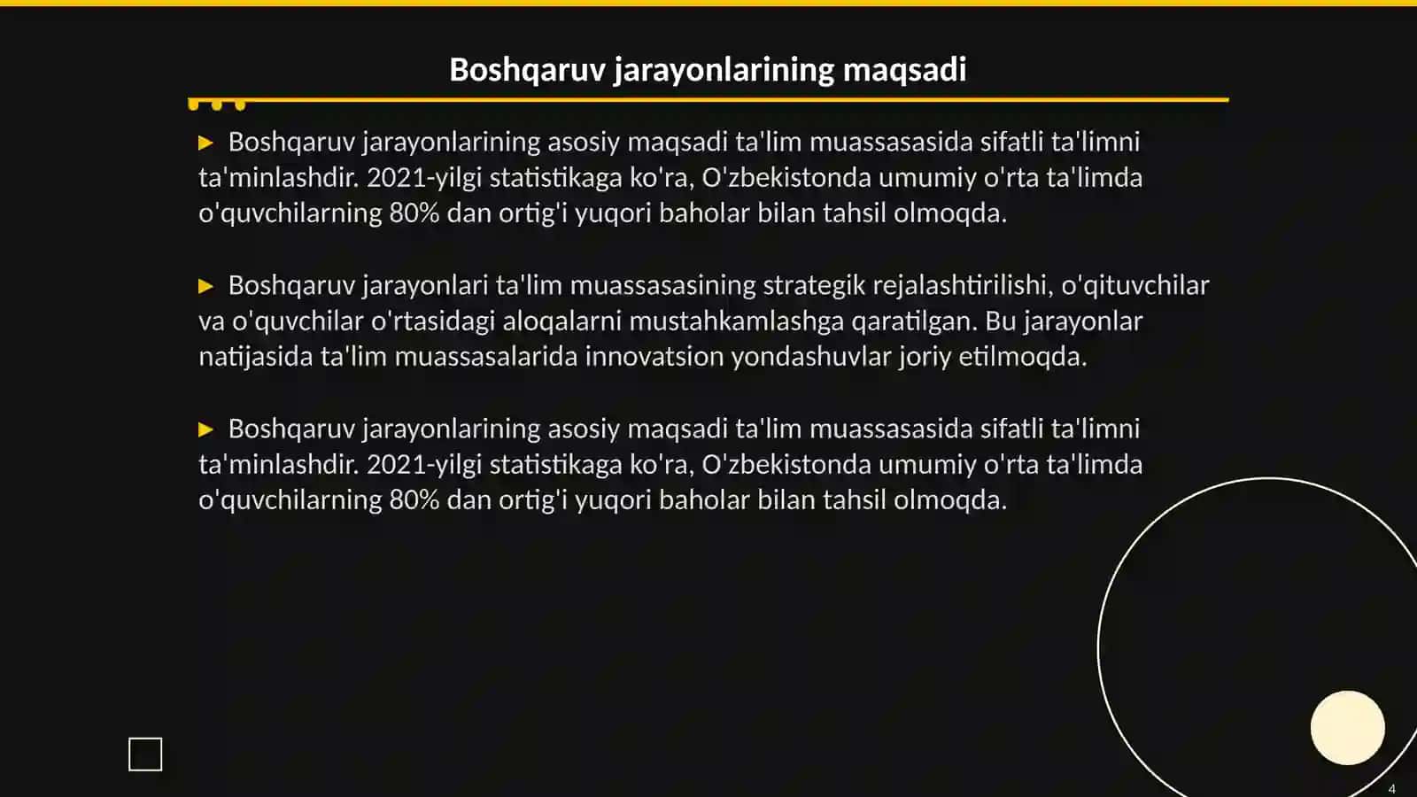 Umumiy o'rta ta'lim muassasalarda boshqaruv jarayonlarni tashkil qilish 4
