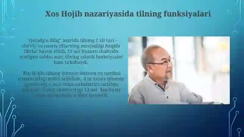 Yusuf xos Hojibning til va nutq haqidagi qarashlari 4