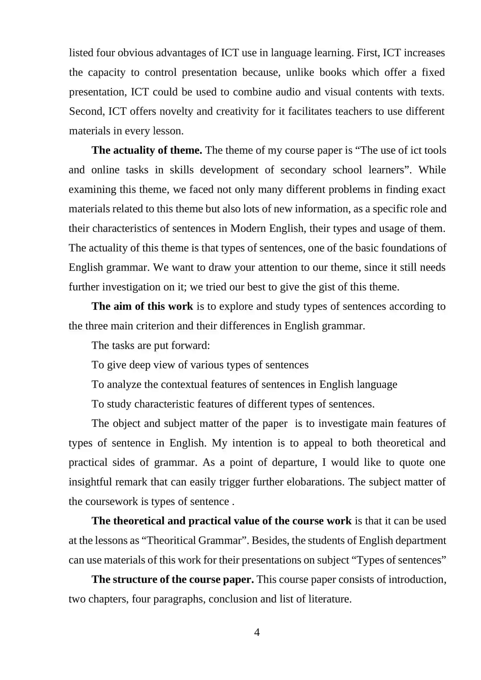 THE USE OF ICT TOOLS AND ONLINE TASKS IN SKILLS DEVELOPMENT OF SECONDARY SCHOOL LEARNERS 4