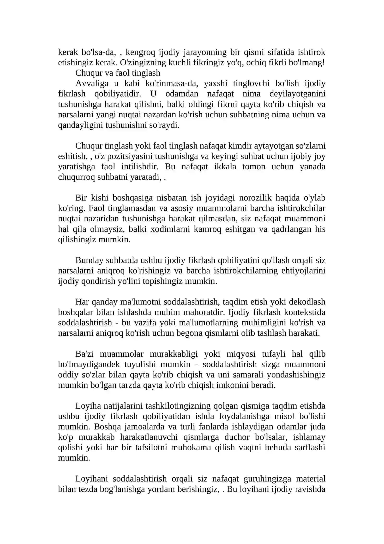 Yondashuvni aniqlash va uning shakllanishi 4