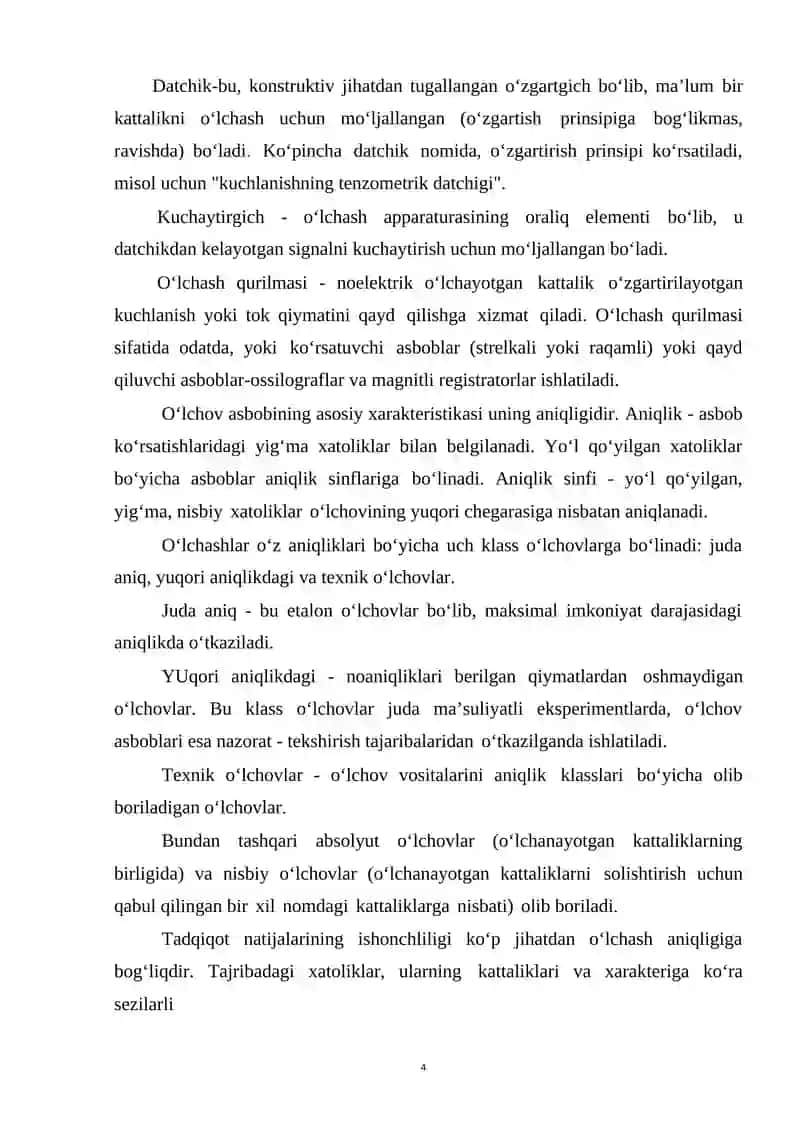 O‘lchash usullari va vositalari 4