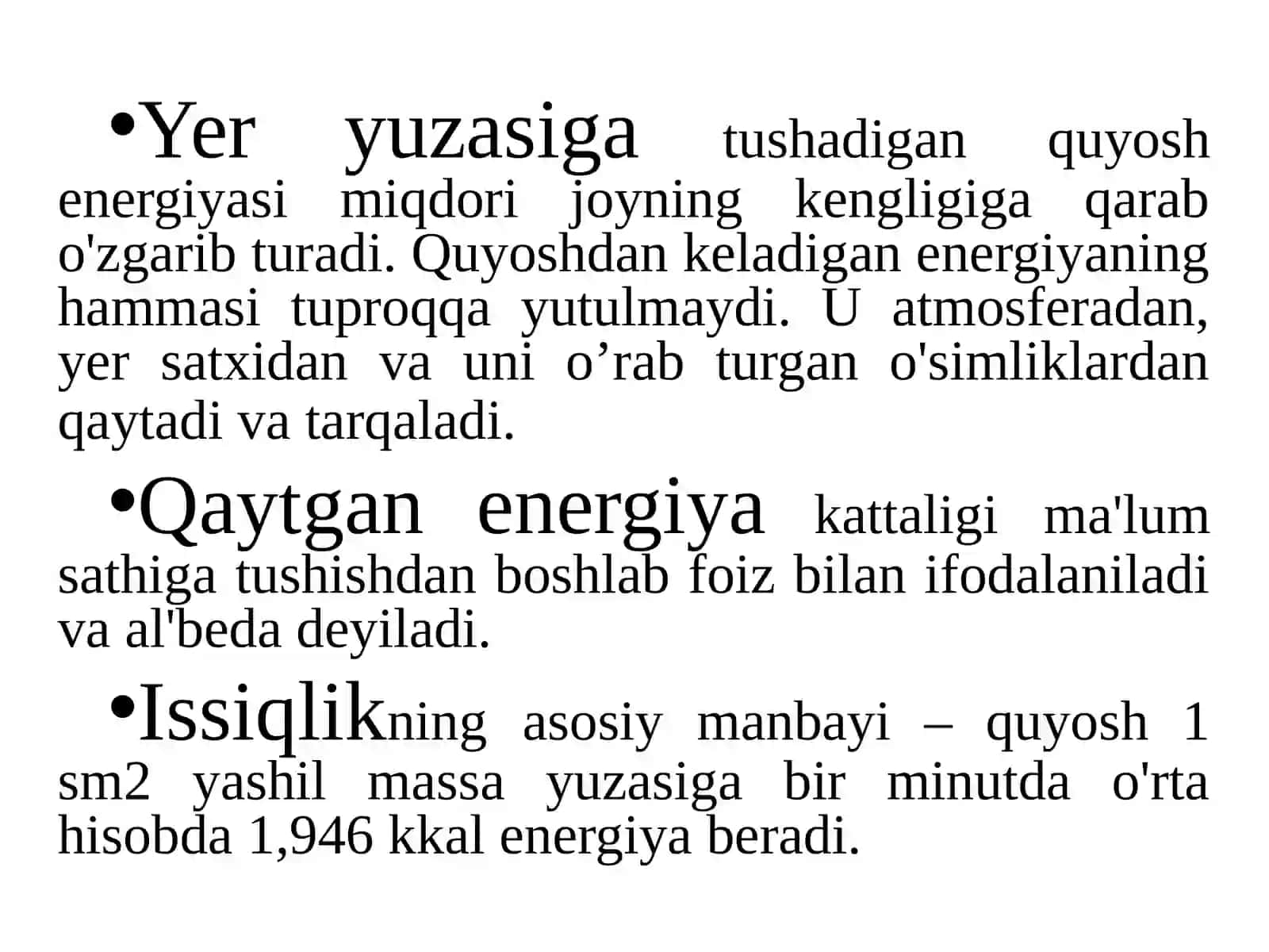 Tuproqning issiqlik rejimi va unib boshqarish usullari 4