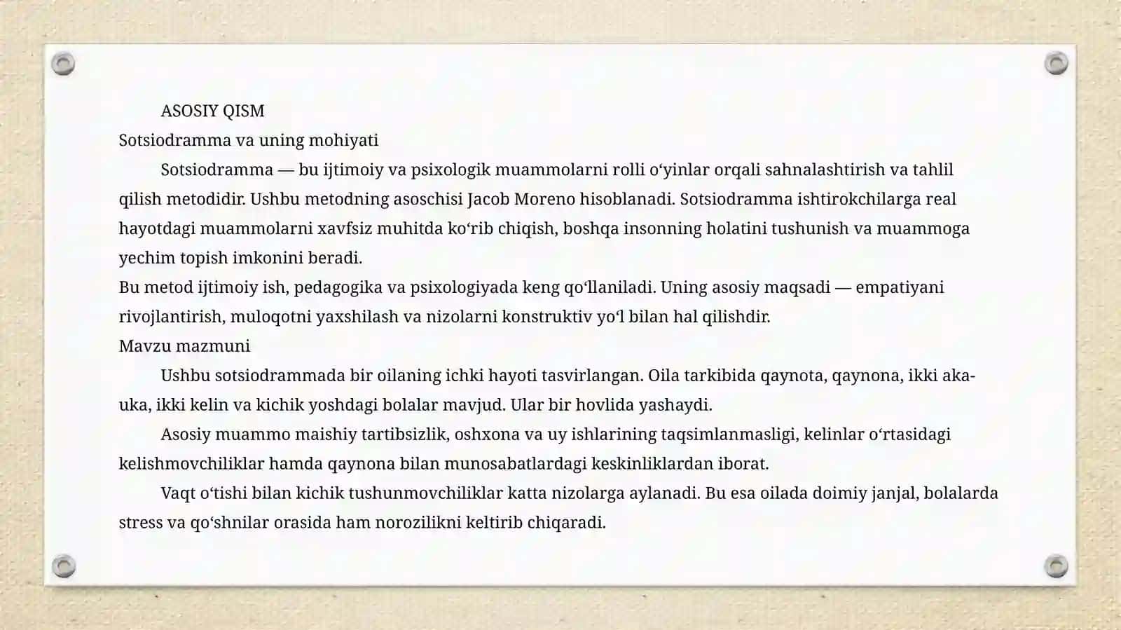 Oila a’zolari oʻrtasidagi maishiy nizoni ijtimoiy ishchi ishtirokida hal etish 4