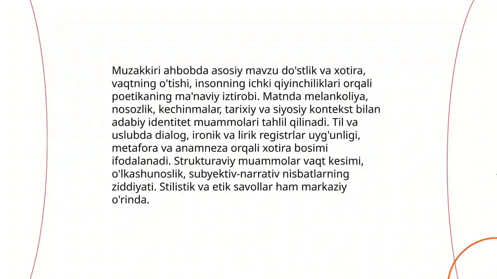 Muzakkiri ahbob va nazariy poetika masalalari 4