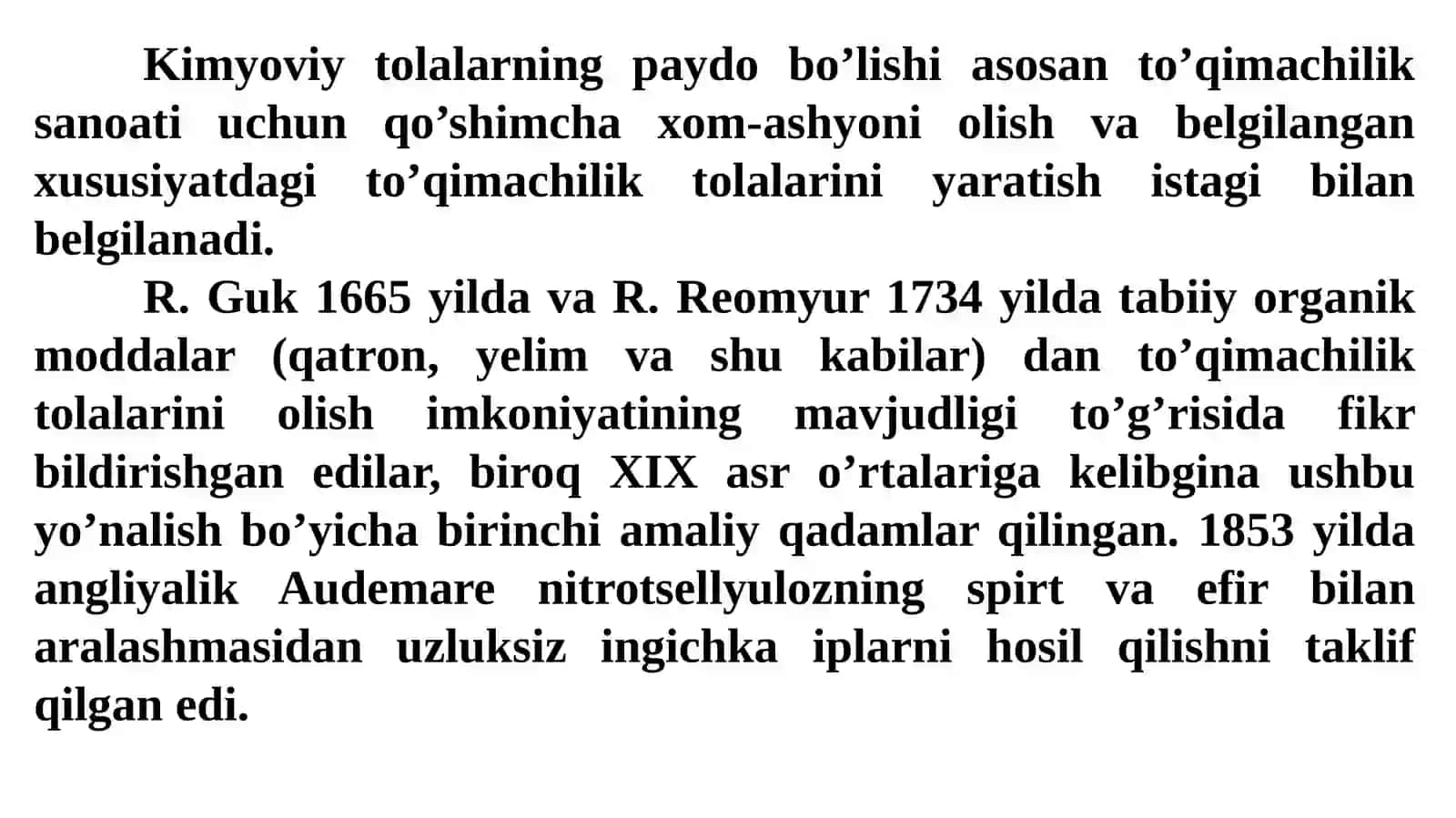 KIMYOVIY TOLA, IPLARNING OLINISHI VA XUSUSIYATI 4