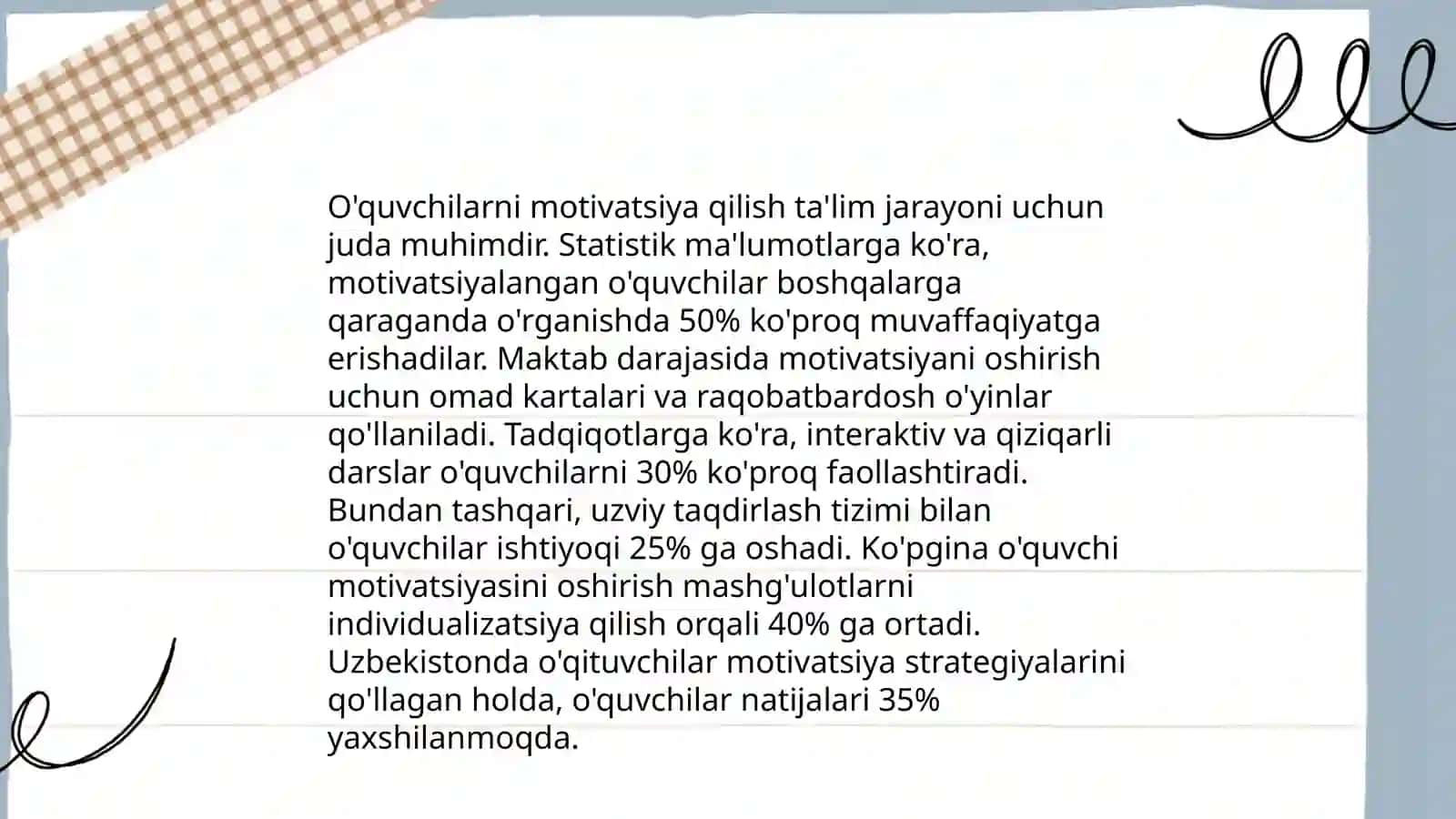 Sinf rahbarining o'quvchilar jamoasi bilan ishlash usullari 4
