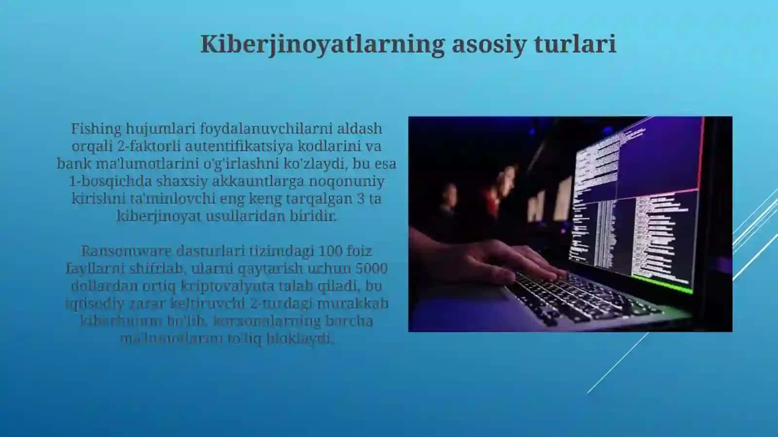 Kiberjinoyatlar: mohiyati, turlari va rivojlanish tendensiyalari 4