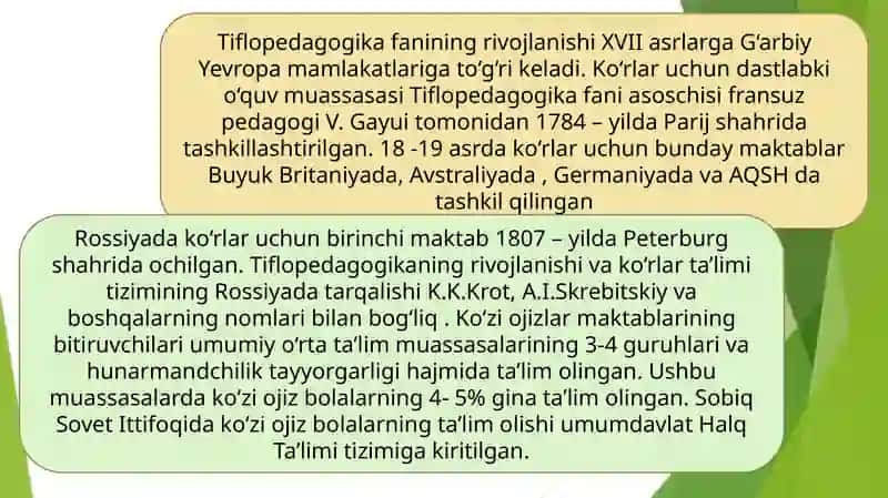 Ko’rishda  nuqsoni bor bolalar ta’limining tashkiliy shakllari 4