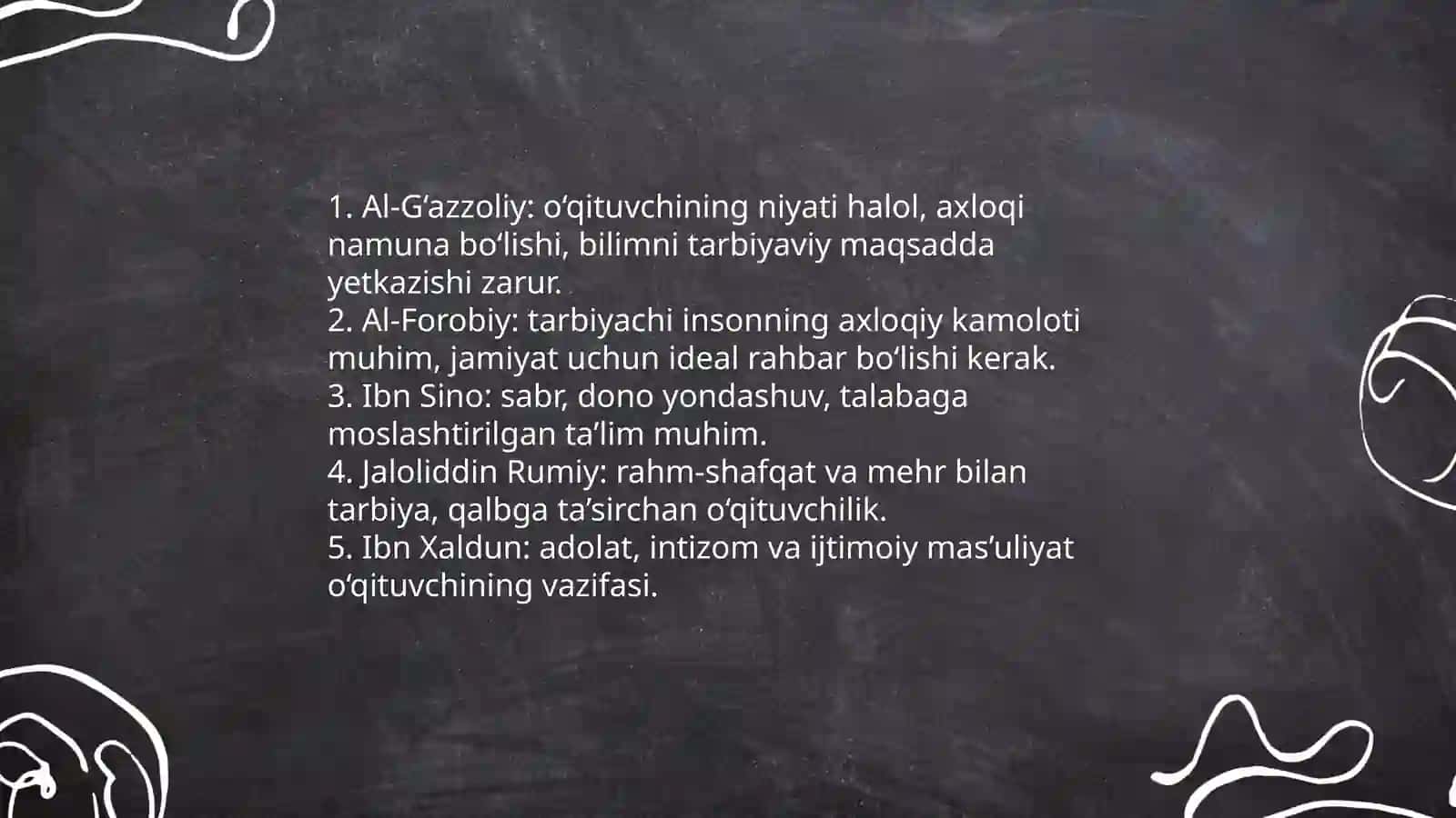 Sharq mamlakati allomalarining o'qituvchilik kasbiga oid ilk qarashlari 4