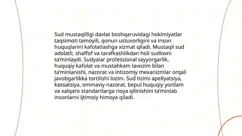 Inson huquqlari va huquq ustuvorligi: asosiy tamoyillar 4