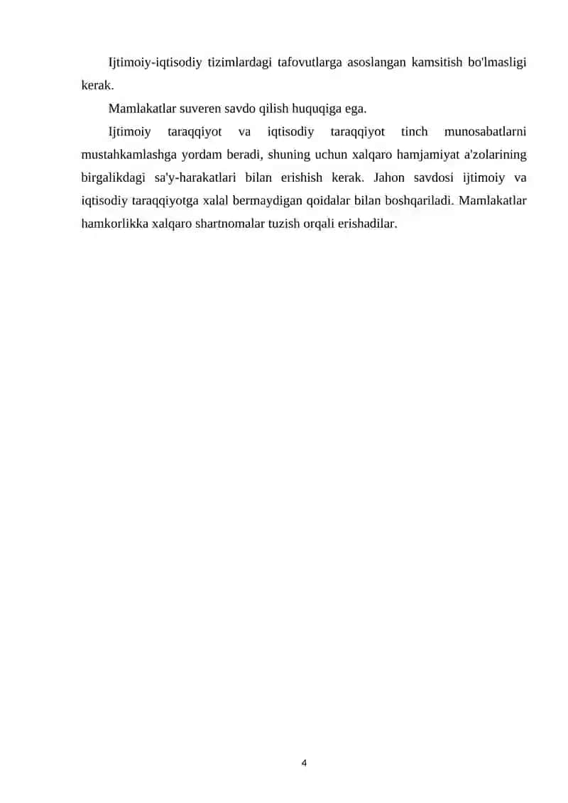 XALQARO IQTISODIY MUNOSABATLARNING ASOSIY SHAKLLARI 4