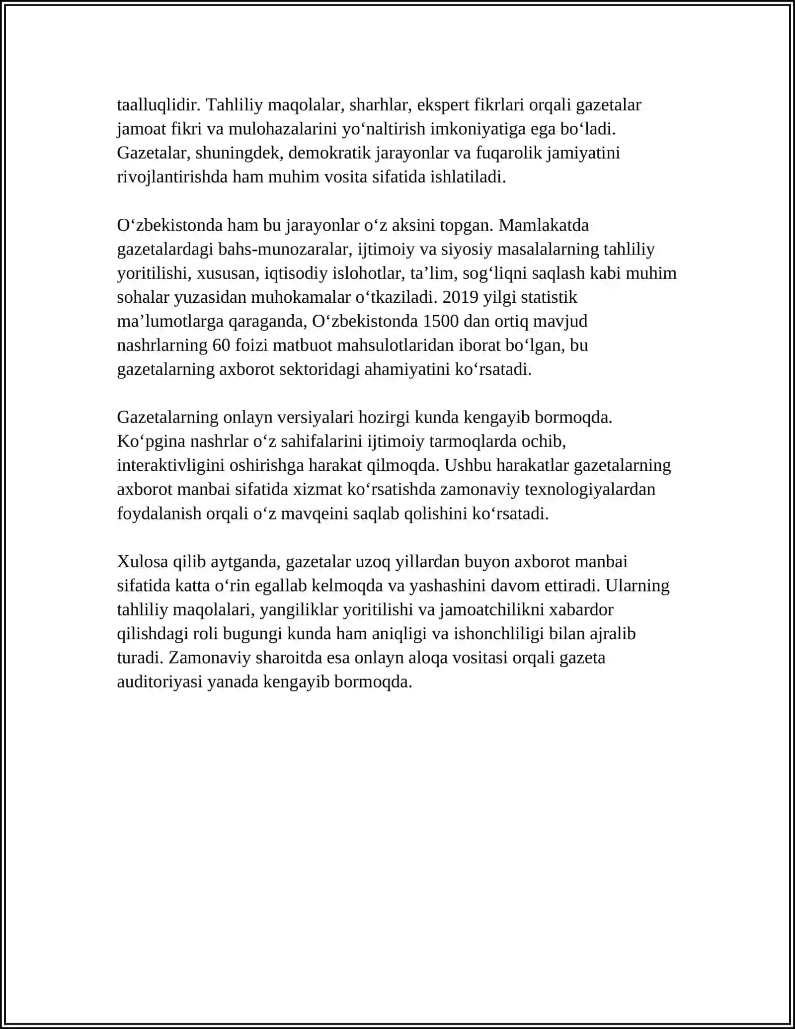 G'AZETA VA UNI OAV TIZMIDAGI ORNI 4
