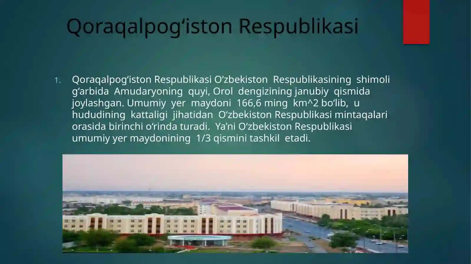 Mustaqillik yillarida Qoraqalpog‘iston Respublikasi 4