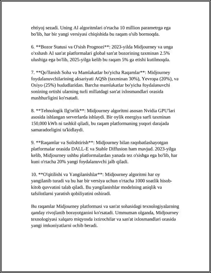 MIDJOURNEY TASVIRI BILAN ISHLASH 4