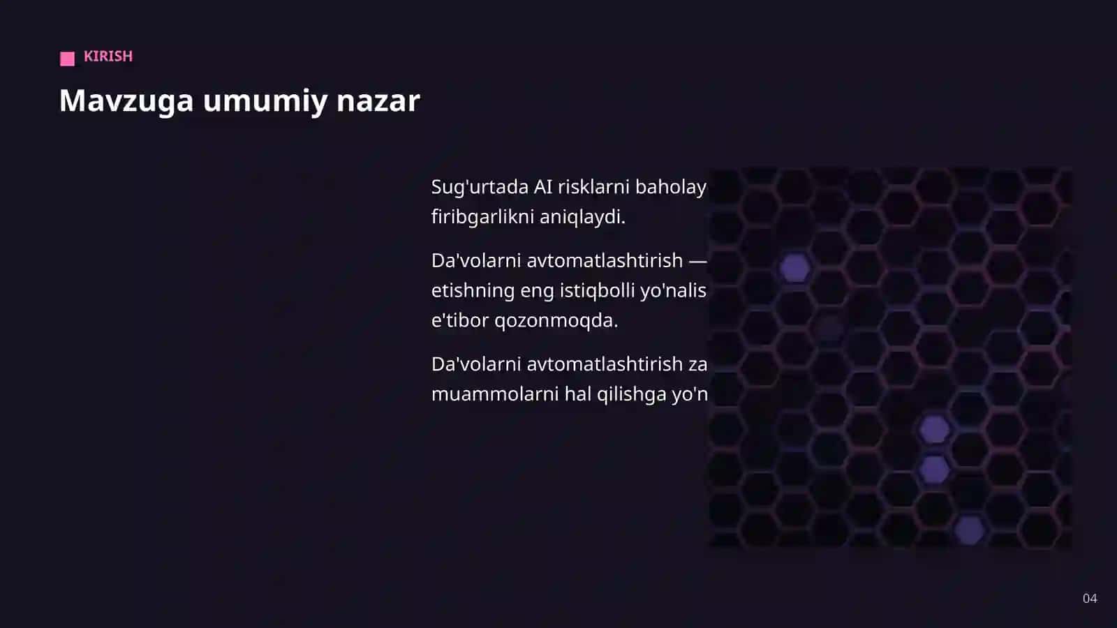 AI SUG'URTA SOHASIDA 4
