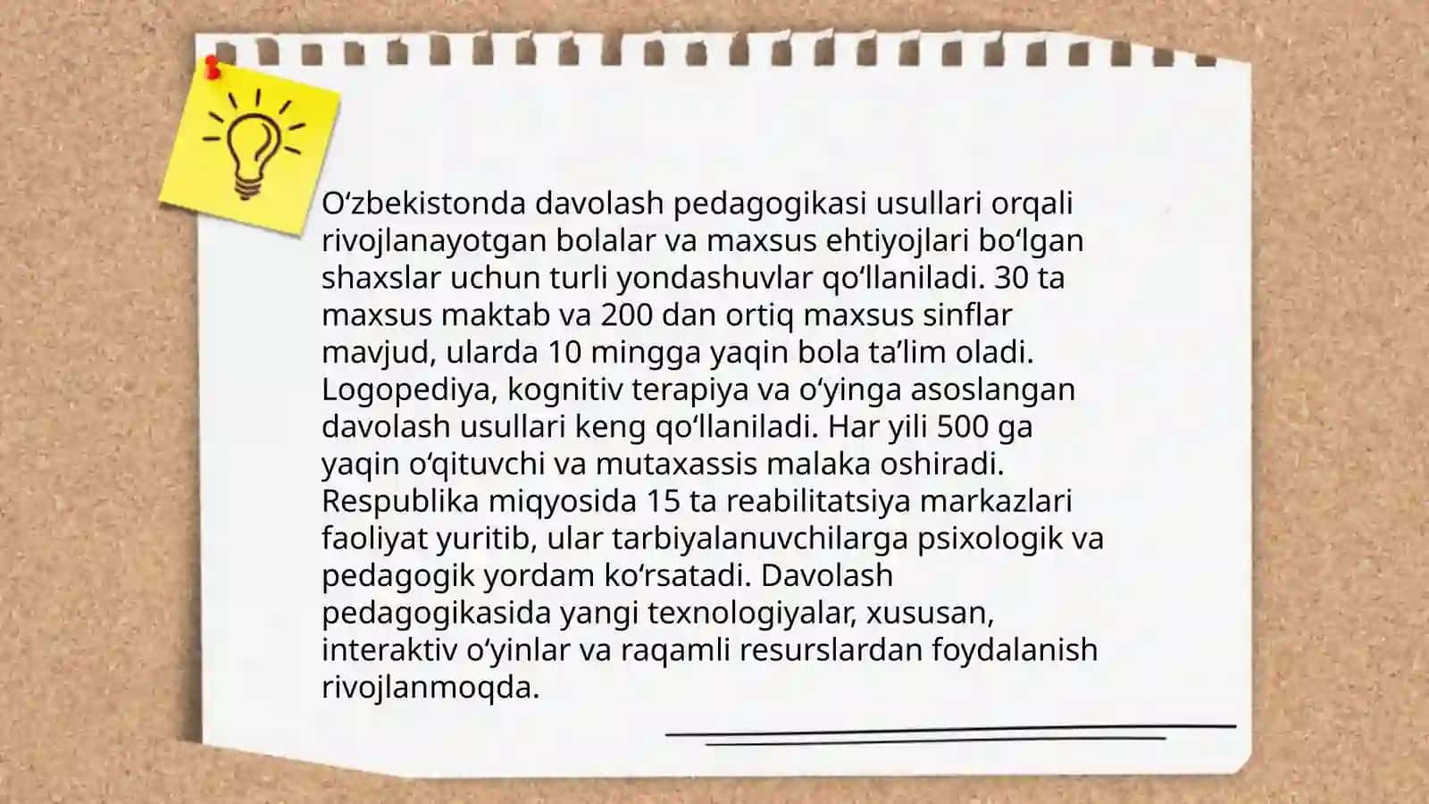 Xorijiy davlatlarda va O‘zbekistonda davolash pedagogikasi 4