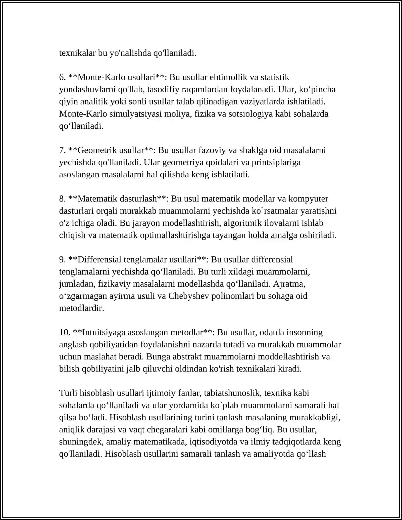 HISOBLASHNING QULAY USULLARI VA BOʻLISH AMALLARI 4