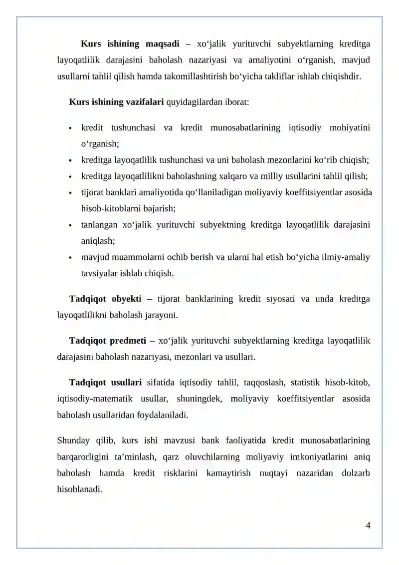 Kreditga layoqatlilik tahlili 4