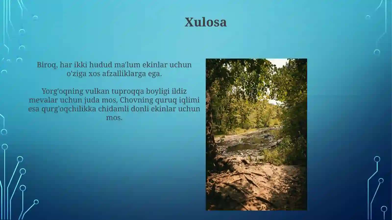 Yorg'oqdagivachovsoxasidagixosilalar 4
