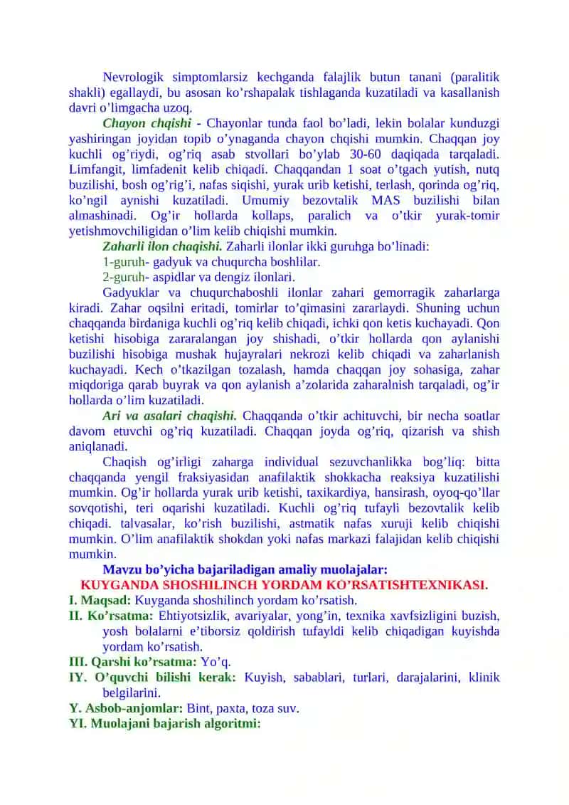 TASHQI MUHIT TA’SIROTLARI NATIJASIDA KELIB CHIQQAN SHOSHILINCH HOLATLARDA BOLA VA UNING OILASIGA HAMSHIRALIK PARVARISHI 4