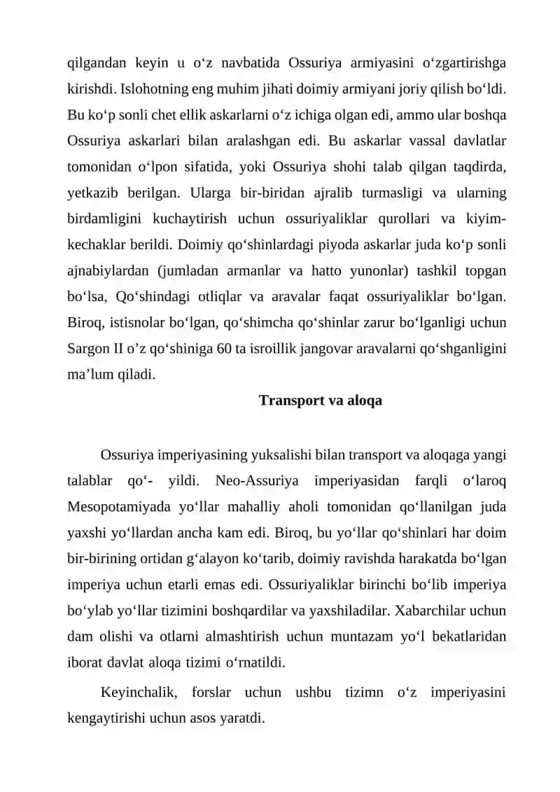 Qadimgi ossuriya harbiy islohotlari 4